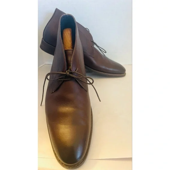 Moretti GlenShoes Black label Size 12 D Mens Leather Ankle Boot - Burgundy Moretti GlenShoes Black label Size 9.5 D Mens Leather Ankle  main image 2